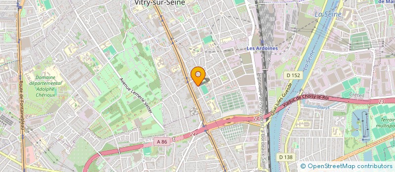 localisation de l'entreprise 844 416 305  à VITRY-SUR-SEINE