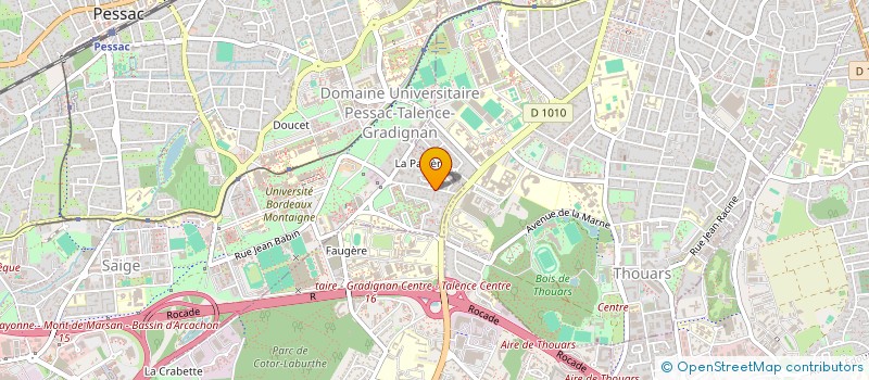 localisation de l'entreprise 844 539 791 à PESSAC