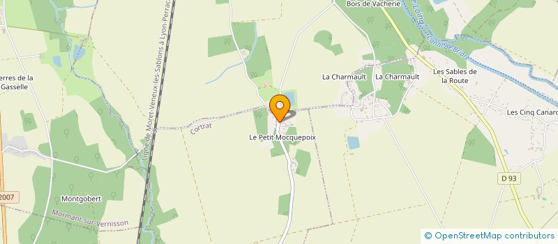 localisation de l'entreprise 844 589 481 à CORTRAT