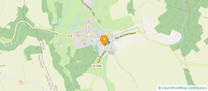 localisation de l'entreprise 844 616 953 à COUSANCES-LES-FORGES
