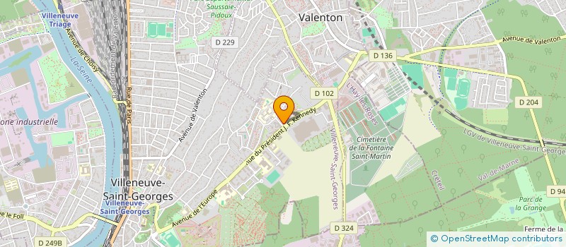 localisation de l'entreprise 844 736 983  à VILLENEUVE-SAINT-GEORGES