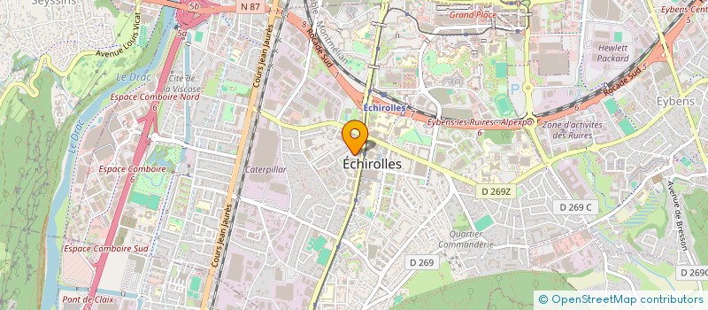 localisation de l'entreprise 844 744 334 à ECHIROLLES