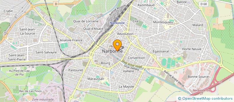 localisation de l'entreprise 844 784 421 à NARBONNE