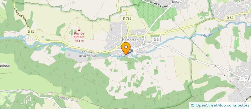 localisation de l'entreprise 844 784 686   CHANONAT