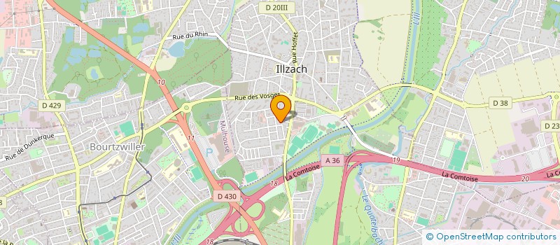 localisation de l'entreprise 844 793 505   ILLZACH