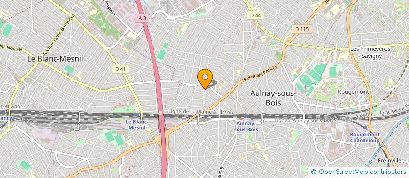 localisation de l'entreprise 844 809 335 à AULNAY-SOUS-BOIS