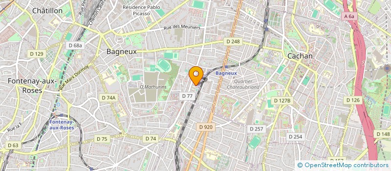localisation de l'entreprise 844 825 521   BAGNEUX