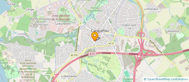 localisation de l'entreprise 844 848 176  à CARQUEFOU