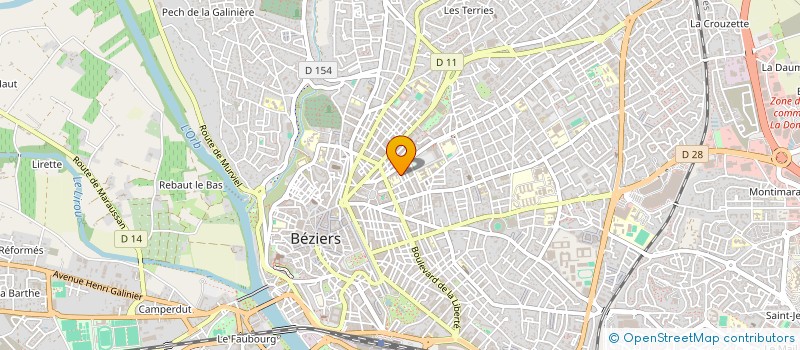 localisation de l'entreprise 844 866 434   BEZIERS