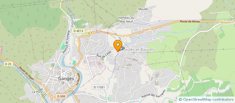 localisation de l'entreprise 844 899 435   GANGES