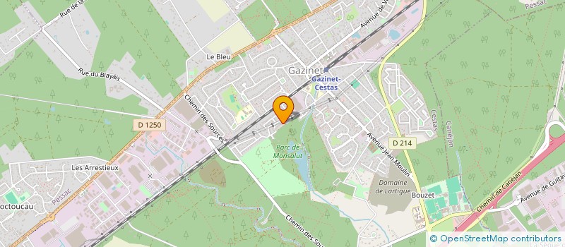 localisation de l'entreprise 844 969 865   CESTAS