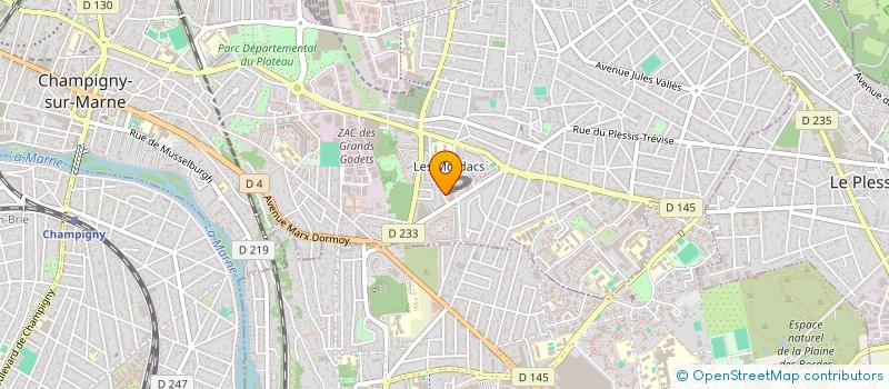 localisation de l'entreprise 844 993 881  à CHAMPIGNY-SUR-MARNE