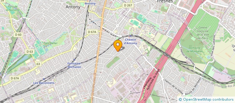 localisation de l'entreprise 844 999 615 à ANTONY