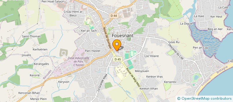 localisation de l'entreprise 845 005 867 à CONCARNEAU