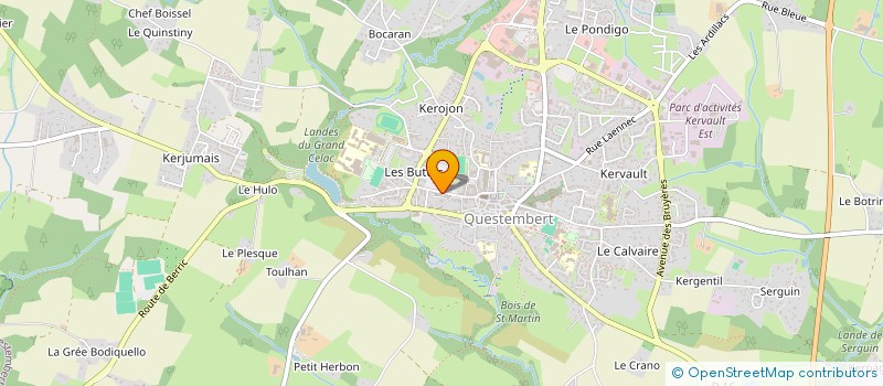 localisation de l'entreprise 845 010 149   QUESTEMBERT