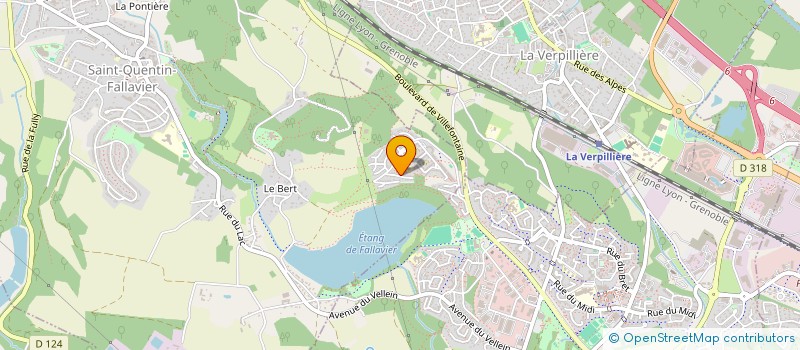 localisation de l'entreprise 845 080 100   SAINT-QUENTIN-FALLAVIER