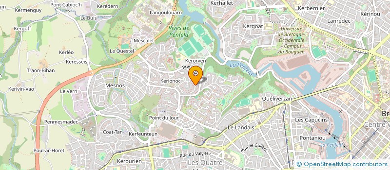 localisation de l'entreprise 845 095 652 à BREST
