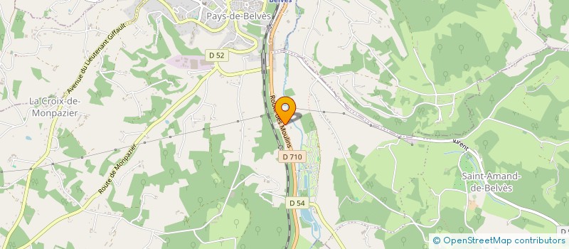 localisation de l'entreprise 845 107 929   LA VINEUSE SUR FREGANDE