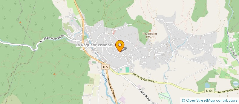 localisation de l'entreprise 845 109 800   LA ROQUEBRUSSANNE