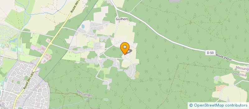 localisation de l'entreprise 845 123 975   MESSANGES