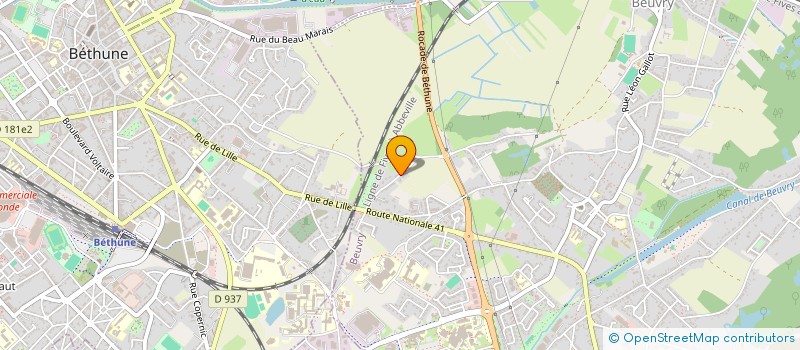 localisation de l'entreprise 845 124 601   BEUVRY