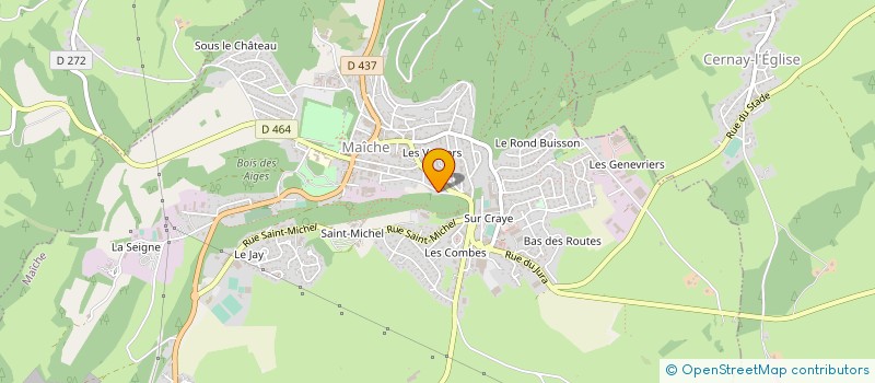 localisation de l'entreprise 845 127 786   MAICHE