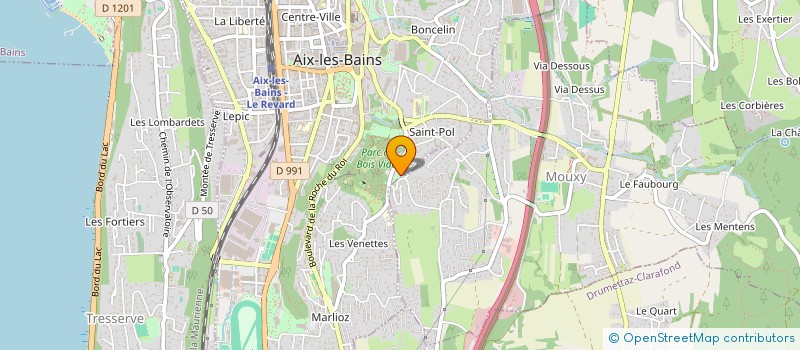 localisation de l'entreprise 845 140 375   AIX-LES-BAINS