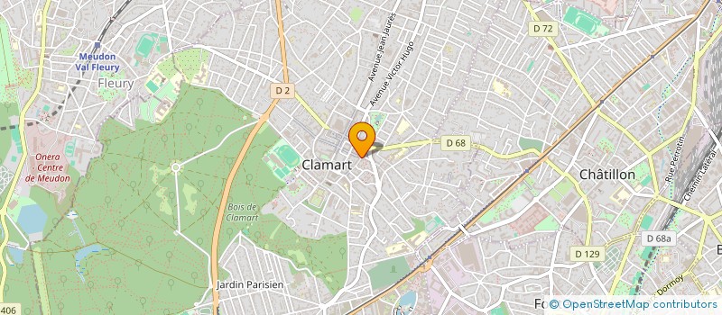 localisation de l'entreprise 845 148 345 à CLAMART