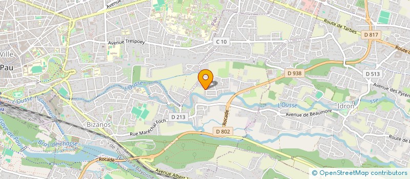 localisation de l'entreprise 845 158 872  à BIZANOS