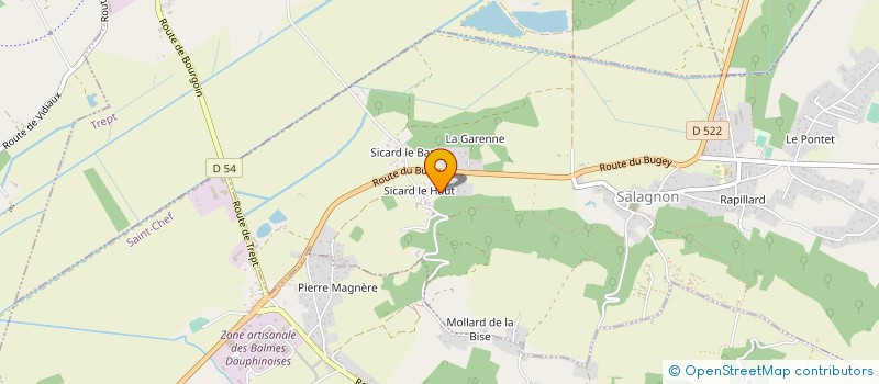 localisation de l'entreprise 845 161 132   SAINT-CHEF