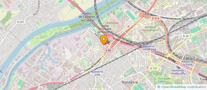 localisation de l'entreprise 845 165 448   NANTERRE