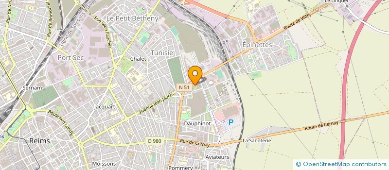 localisation de l'entreprise 845 175 587 à REIMS