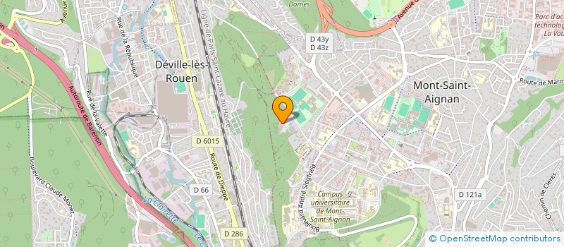 localisation de l'entreprise 845 185 883  à ROSNY-SOUS-BOIS