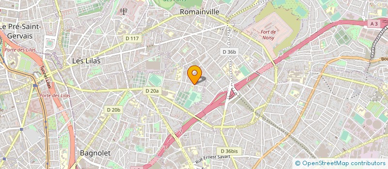 localisation de l'entreprise 845 207 646 à BAGNOLET