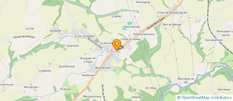 localisation de l'entreprise 845 212 919   HANVEC