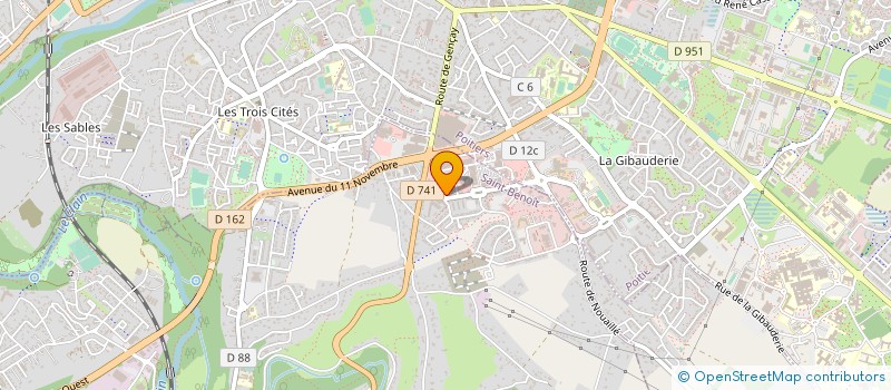localisation de l'entreprise 845 229 889 à ROCHES-PREMARIE-ANDILLE