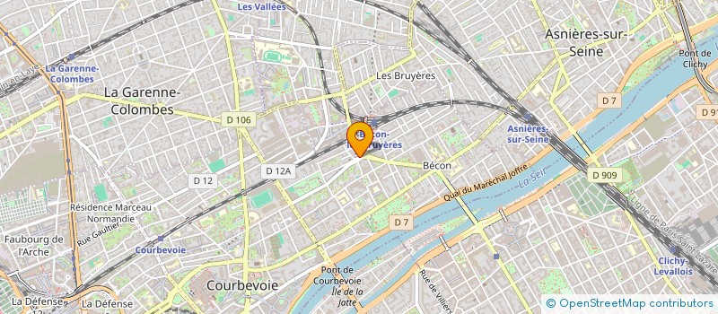 localisation de l'entreprise 845 247 584 à COURBEVOIE