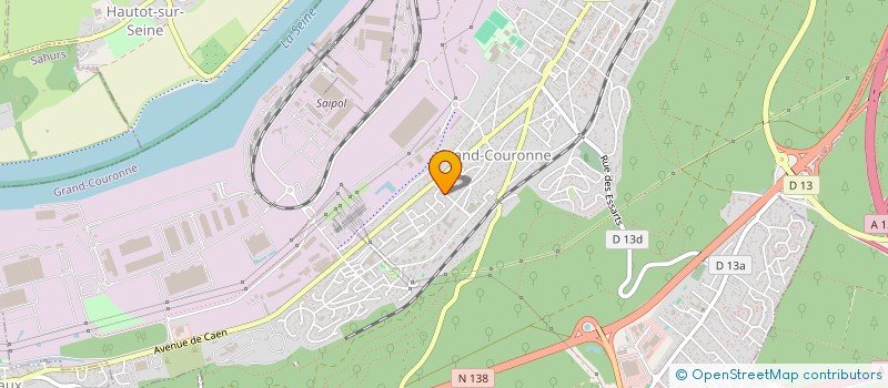 localisation de l'entreprise 845 255 173   GRAND-COURONNE