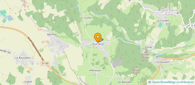 localisation de l'entreprise 845 260 413   SAINT-PIERRE-EYNAC