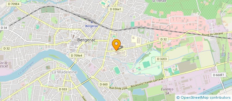 localisation de l'entreprise 845 318 807  à BERGERAC