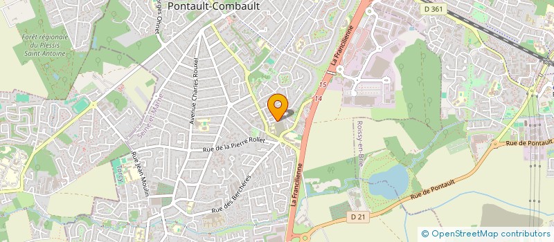 localisation de l'entreprise 845 332 857 à PONTAULT-COMBAULT