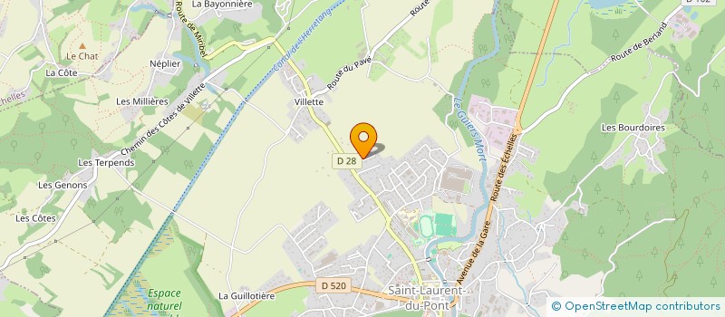 localisation de l'entreprise 845 370 923   SAINT-LAURENT-DU-PONT