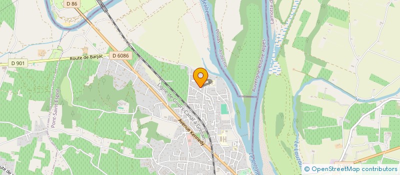 localisation de l'entreprise 845 374 784   PONT-SAINT-ESPRIT