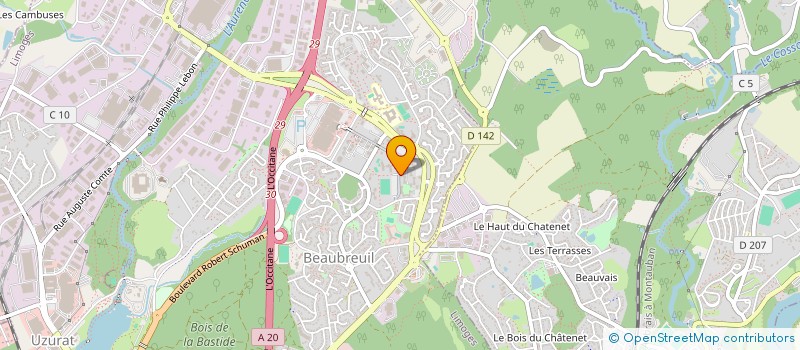localisation de l'entreprise 845 380 724 à PANAZOL