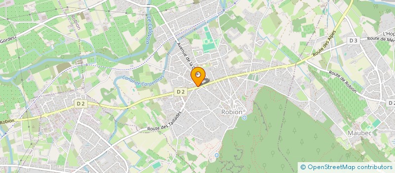 localisation de l'entreprise 845 381 722   ROBION