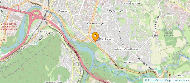 localisation de l'entreprise 845 390 384   VETRAZ-MONTHOUX