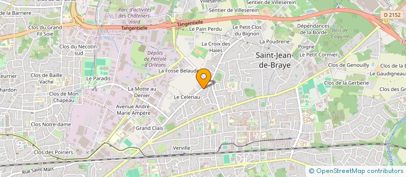 localisation de l'entreprise 847 486 941  à SAINT-JEAN-DE-BRAYE