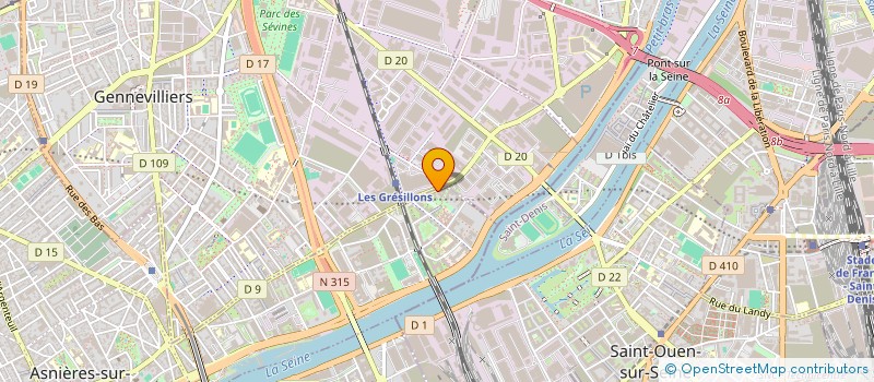 localisation de l'entreprise 847 523 719   ASNIERES-SUR-SEINE