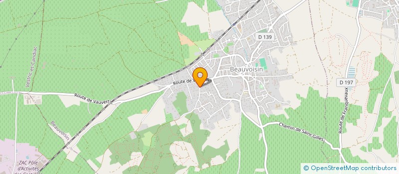 localisation de l'entreprise 847 533 353   BEAUVOISIN