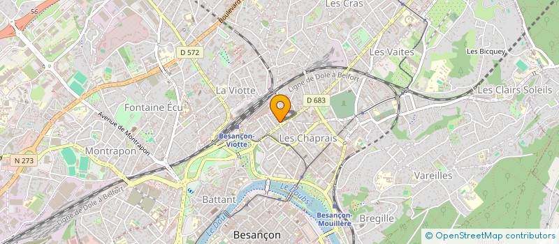 localisation de l'entreprise 847 533 460   BESANCON